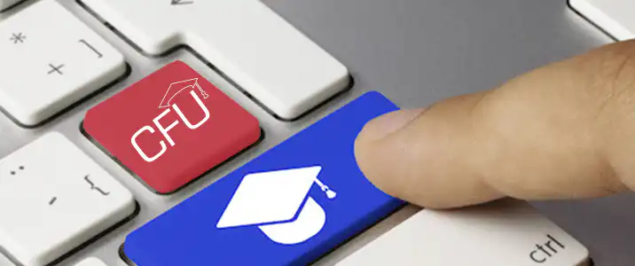 Tasto CFU e laurea online – Crediti Formativi Universitari