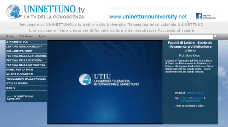 uninettuno tv università telematica