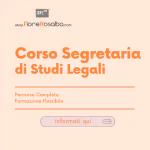 Segretaria Studi Legali Percorso Formazione Online