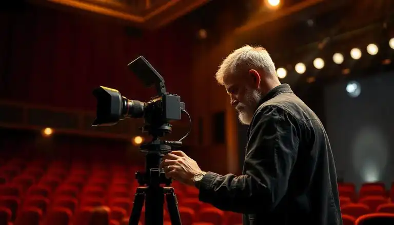 allestimento scenico teatro direttore video