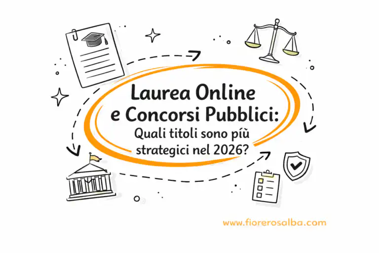 Laurea online e concorsi pubblici 2026 – quali titoli sono più strategici
