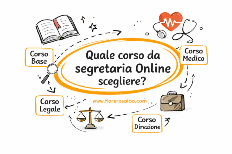 Quale corso da segretaria online scegliere – guida tra corso base, medico, legale e direzione